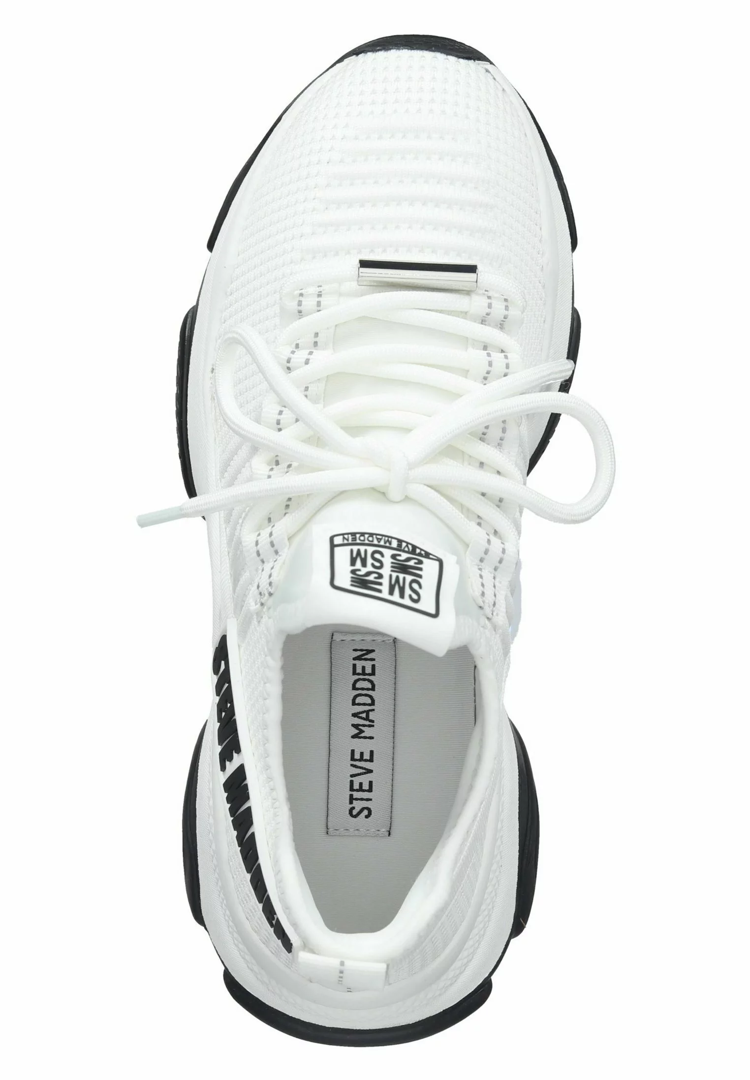 Steve Madden Baskets Basses - White Black 3 Steve Madden Baskets Basses - White Black – Image 3
