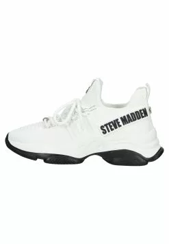 Steve Madden Baskets Basses - White Black
