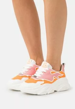 Steve Madden Primer - Baskets Basses - White/Orange