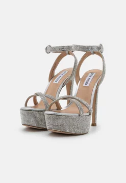 Steve Madden Marciana - Sandales À Talons Hauts - Silver-Coloured -Steve Madden Boutique c518ac8d752a4a37bf30dd7bf7f4cf25 scaled