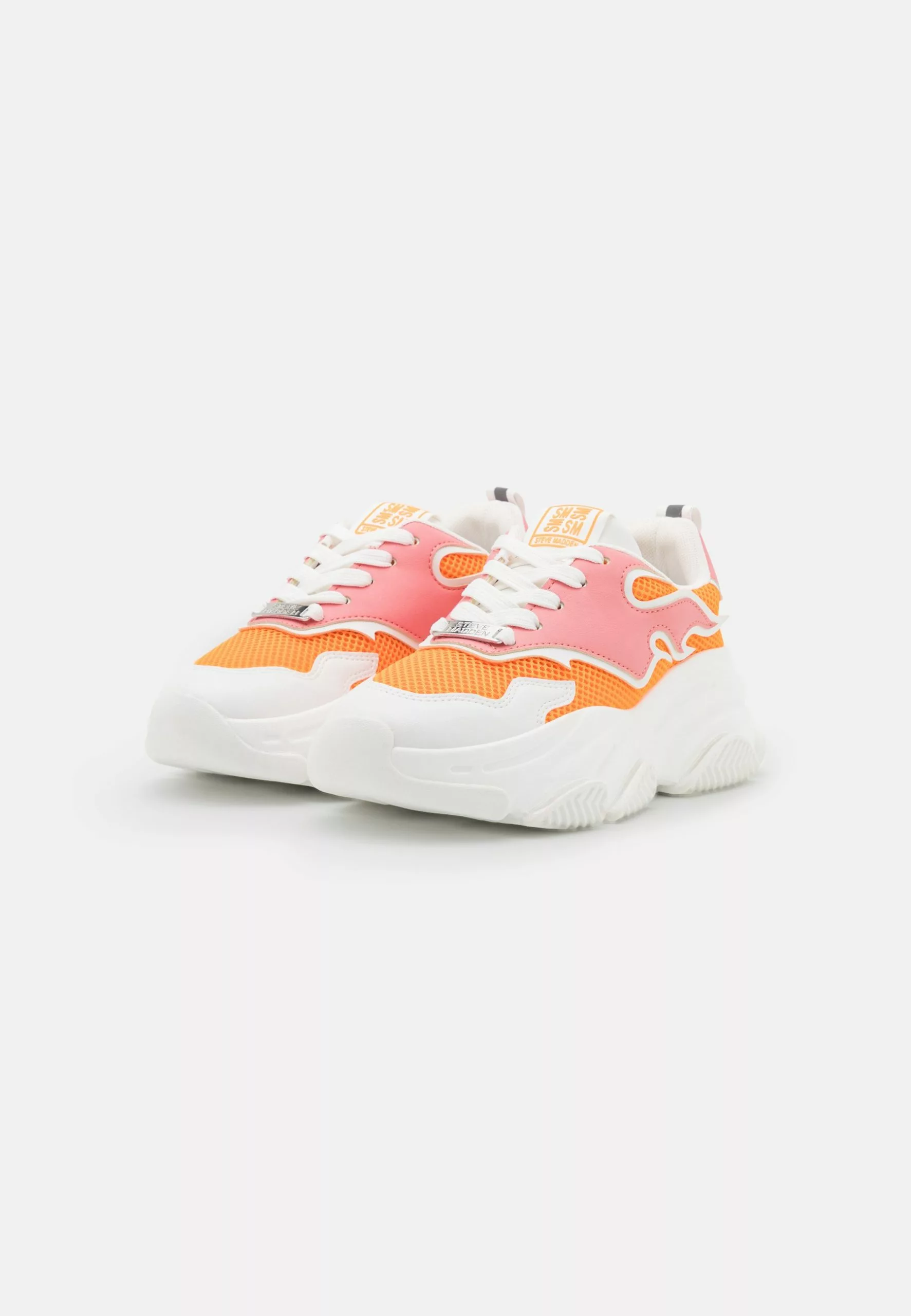 Steve Madden Primer - Baskets Basses - White/Orange 3 Steve Madden Primer - Baskets Basses - White/Orange – Image 3