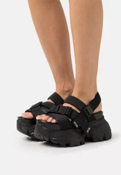 Steve Madden Voltz - Sandales À Plateforme - Black