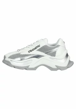 Steve Madden Baskets Basses - White Sil